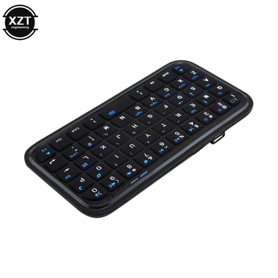 Фотография №2 товара Мини-клавиатура Bluetooth 3,0, перезаряжаемая тонкая беспроводная клавиатура для путешествий, маленькая