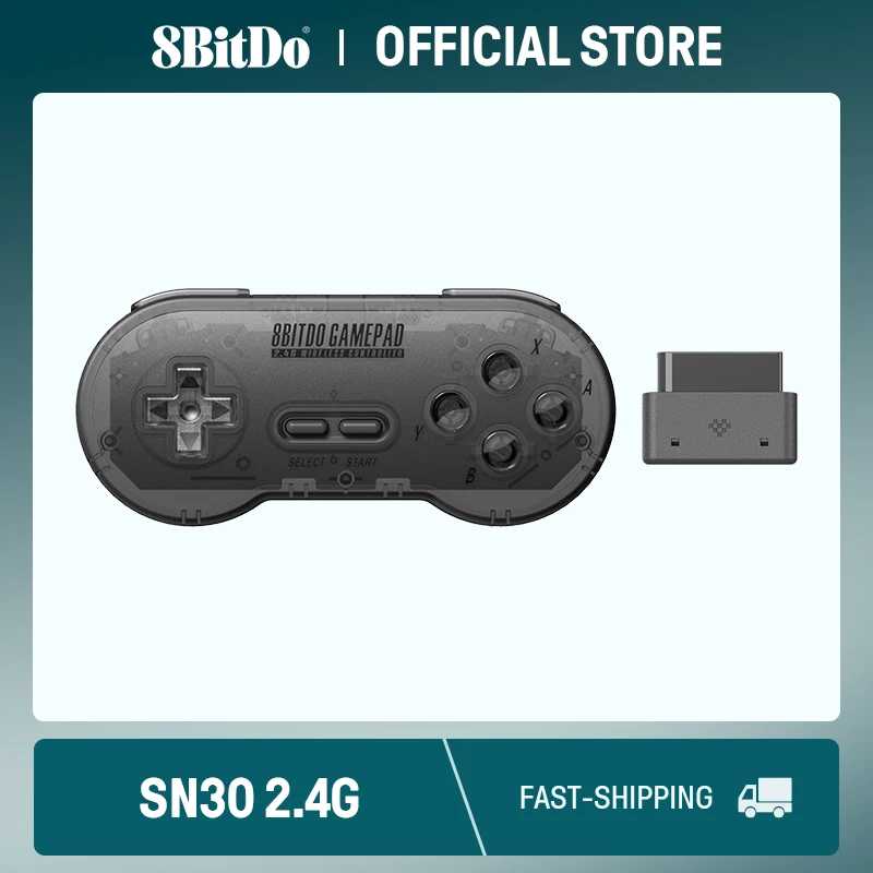 Беспроводной геймпад 8BitDo SN30 2.4G для оригинального SNES/SFC Видеоигры и аксессуары
