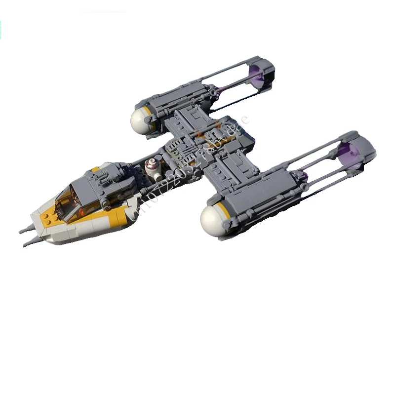 781 шт. Y Wing Rebel Fighter Space War Military MOC SpaceShip Battle Puzzles Архитектура Рождественская игрушка на день рождения Подарок для детей Игры и головоломки