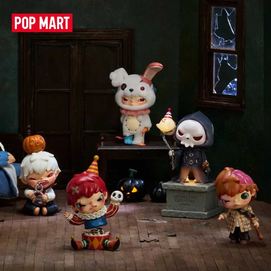 Карнавальные фигурки монстров POP MART Hirono, слепая коробка, 1 шт./6 шт. Модная слепая коробка