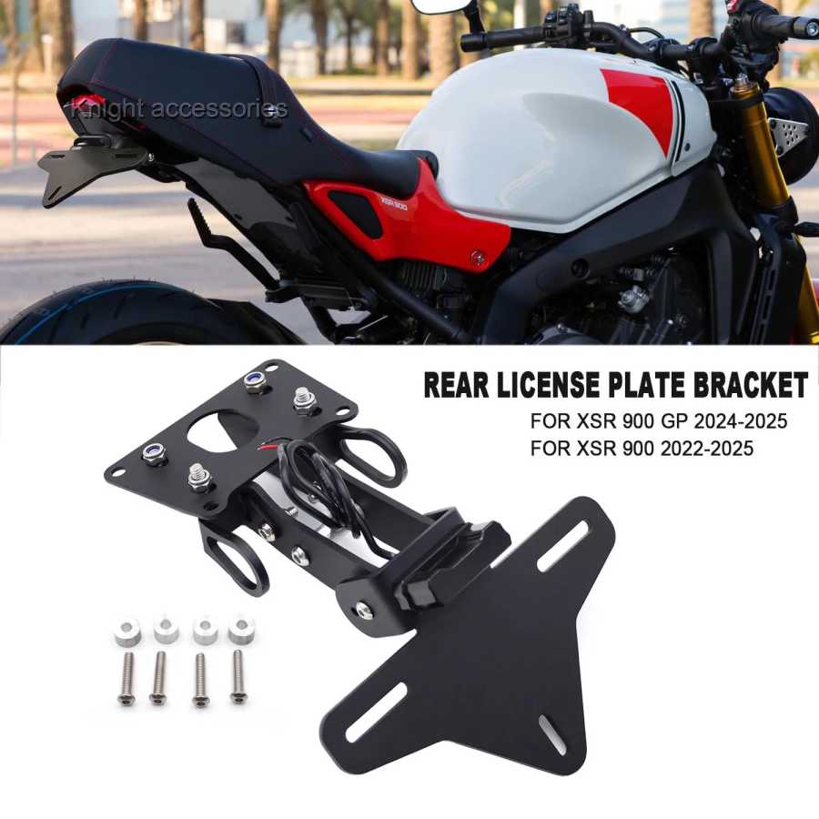 Для XSR900 xsr900 2022-2025 XSR900 GP 2024-2025 мотоциклетный кронштейн для крепления заднего номерного знака хвостовое аккуратное крыло Eliminator xsr900 Модификация & Защита
