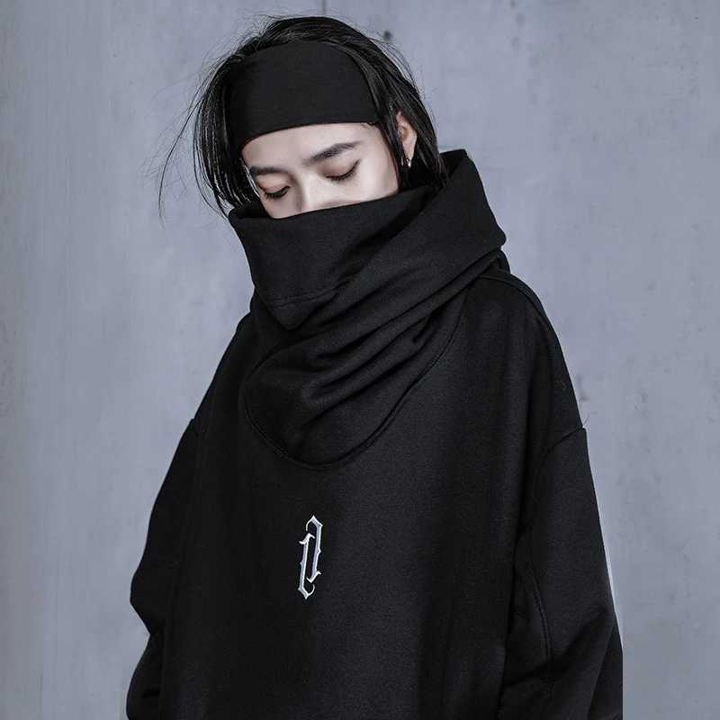 Фотография №2 товара Женская толстовка с высоким воротником 11 BYBB'S DARK, толстовка Techwear
