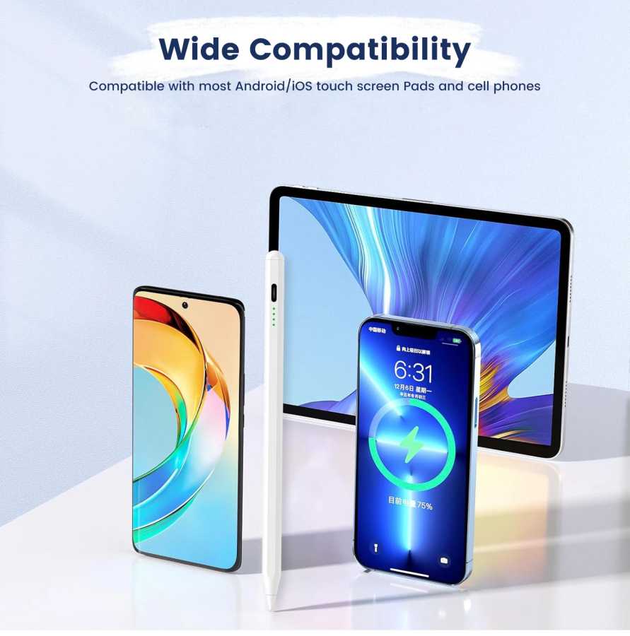 Фотография №4 товара Перезаряжаемый стилус для Xiaomi Redmi Pad2 Pad 2 SE 8,7