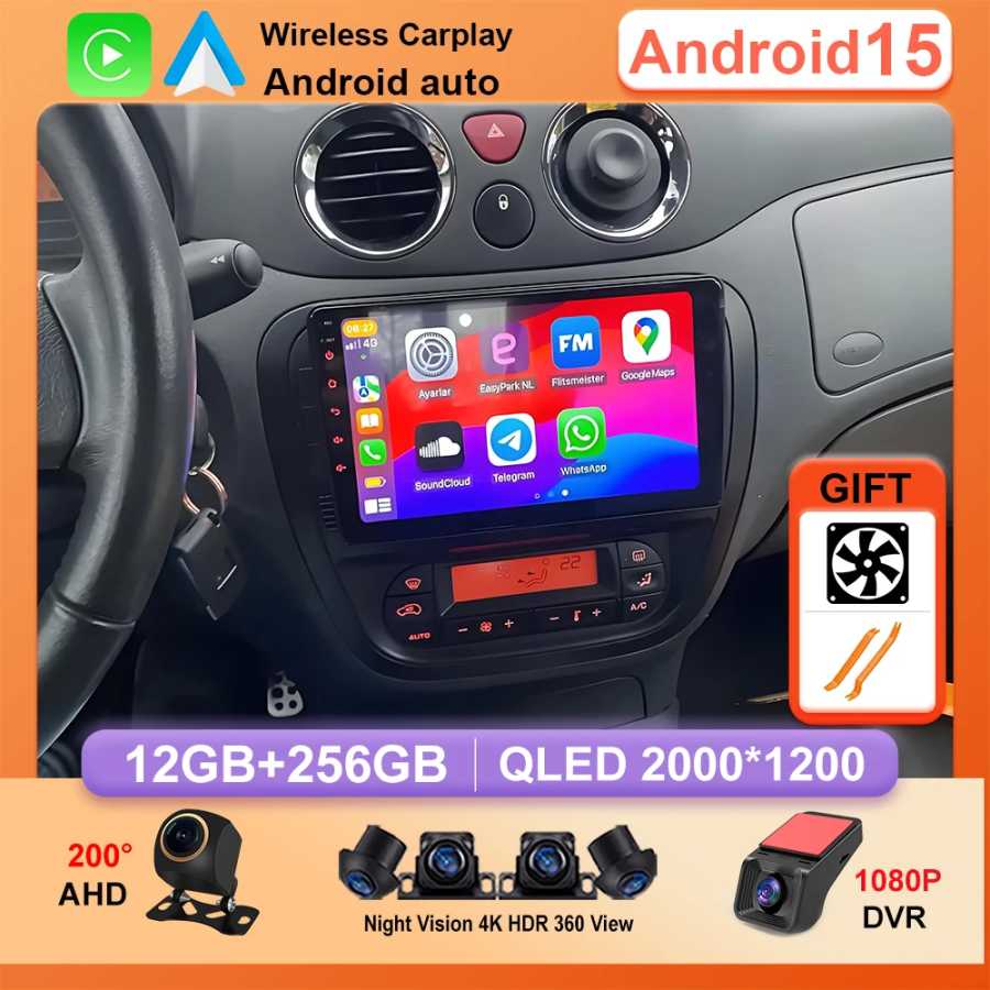 Автомобильный радиоприемник для Citroen C2 C3 2001-2010 Android мультимедийный плеер GPS-навигация Carplay светодиодный сенсорный экран авто стерео беспроводной Автоэлектроника