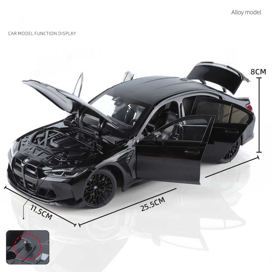 Фотография №1 товара НОВИНКА: Коллекционная модель автомобиля BMW M3 CS LCI G80 Mpower