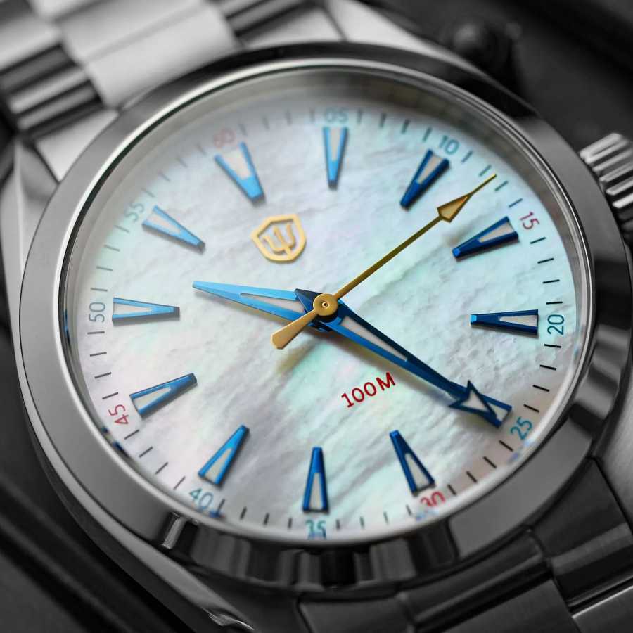 Фотография №5 товара Watchdives WD0006B VH31 Кварцевые наручные часы Белый циферблат для швабр