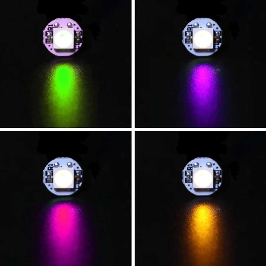 Фотография №5 товара 10-1000 шт. WS2812B 4-контактный светодиодный чип RGB 5050 SMD с