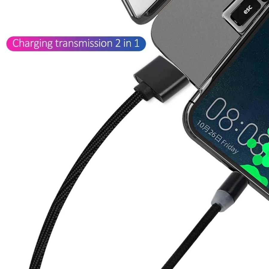Фотография №2 товара Магнитный USB-кабель для быстрой зарядки Type-C, магнитное зарядное устройство, кабель