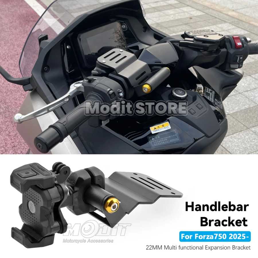 Новинка для HONDA FORZA 750 Forza750 2025 2026, аксессуары для мотоциклов, кронштейн на руль, 22 мм, GPS-навигация, держатель для мобильного телефона Аксессуары для мотоциклов