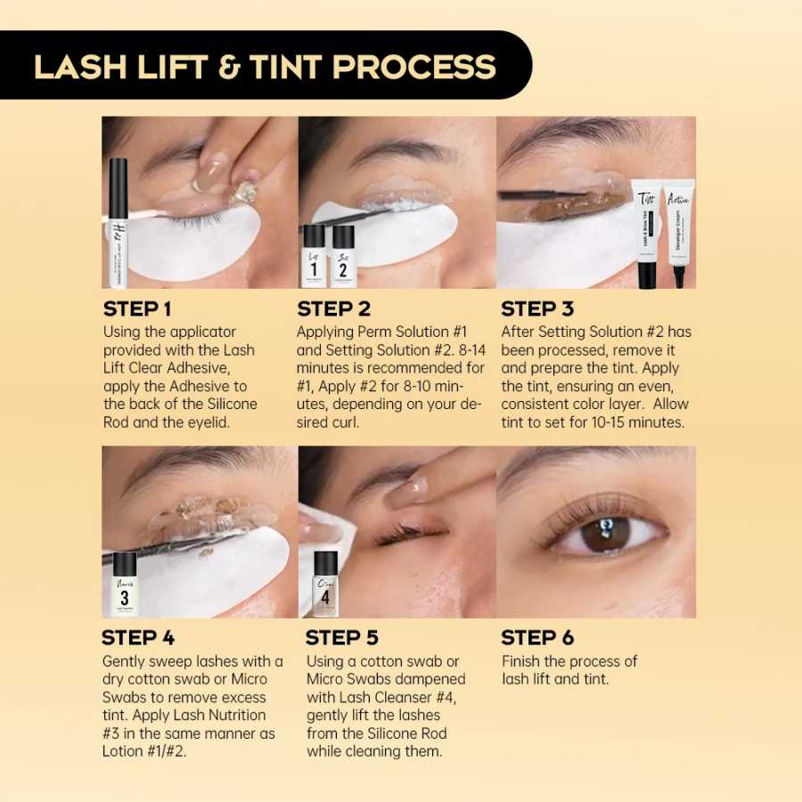 Фотография №5 товара Набор для перманентной завивки ресниц и бровей Gollee Lash and