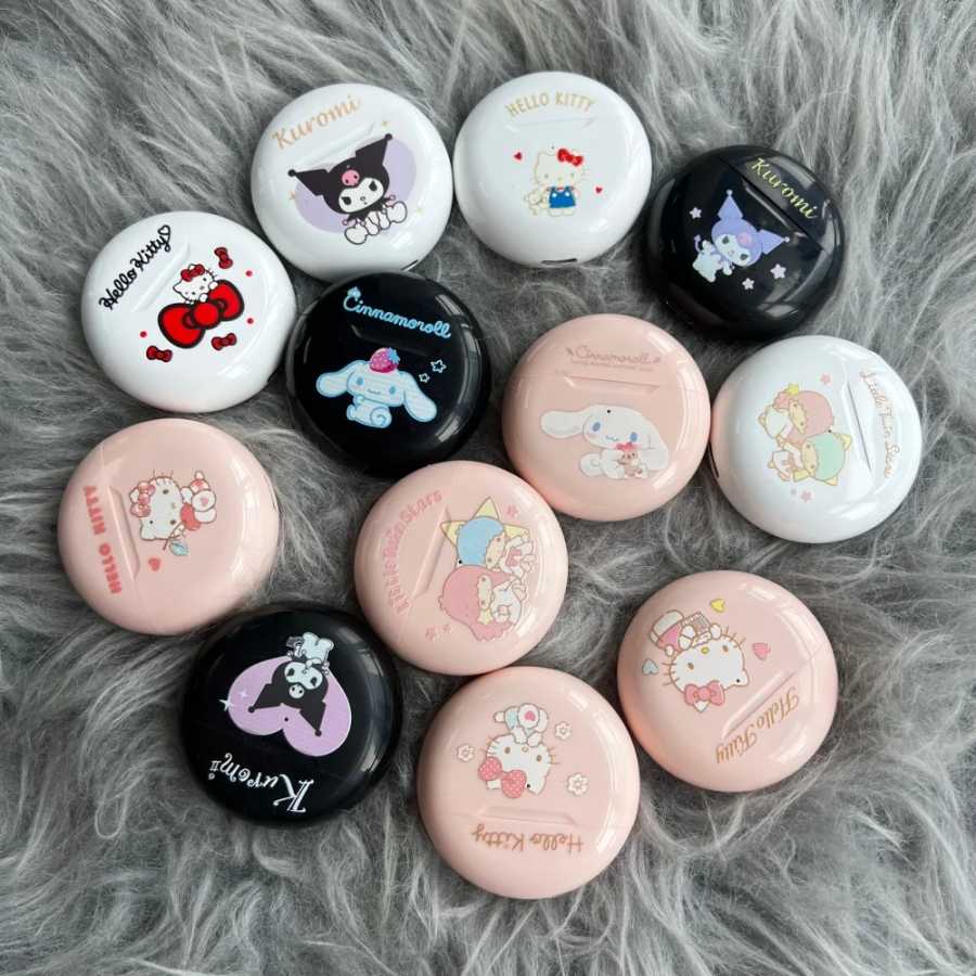 Наушники Bluetooth Sanrio Pro 6 TWS с мультяшным дизайном для iPhone, беспроводная Bluetooth-гарнитура с шумоподавлением и микрофоном Портативное аудио и видео