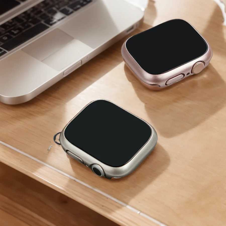 Фотография №2 товара Закаленное стекло + чехол для Apple Watch 38 мм 40