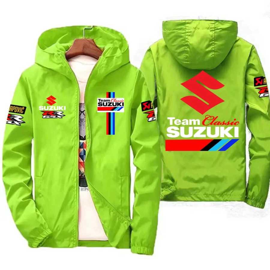 Фотография №1 товара Новая весенне-осенняя куртка Suzuki Racing, мужская ветрозащитная ветровка, повседневная модная
