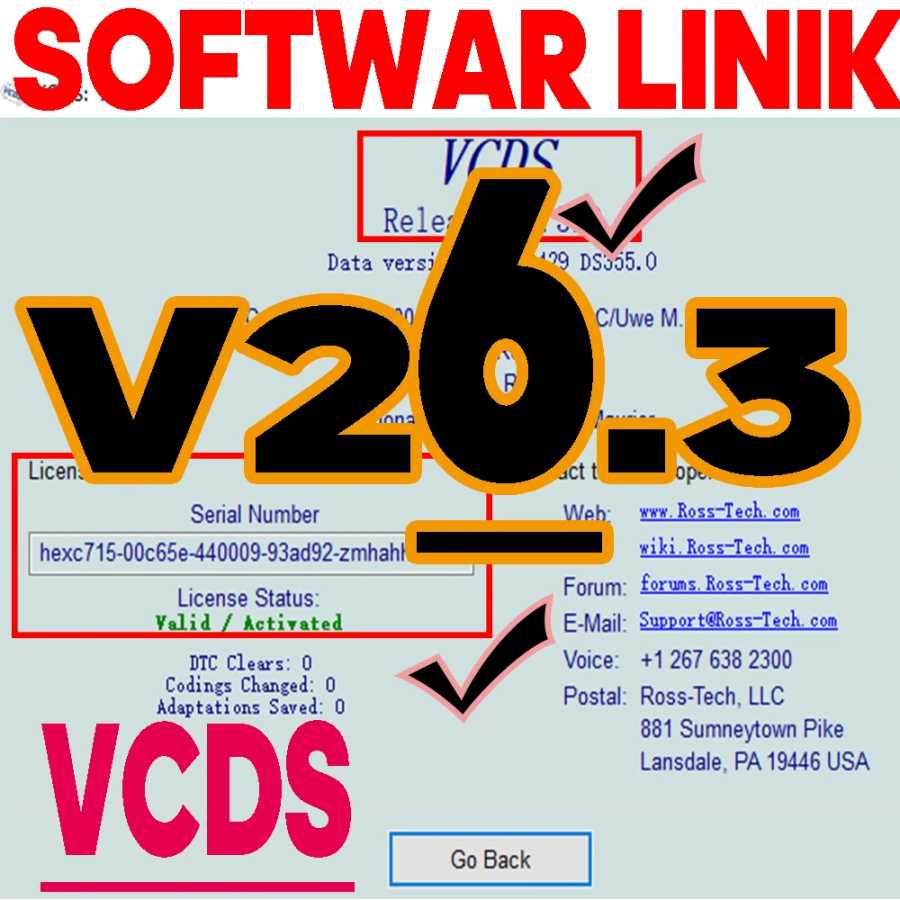 Обновление ПО VCDS 2026: Диагностический сканер VAG COM OBD2, интерфейс VAG HEX V2 USB для VW, Audi, Skoda, Seat, безлимитный VIN, многоязычный инструмент Инструмент для ремонта автомобилей