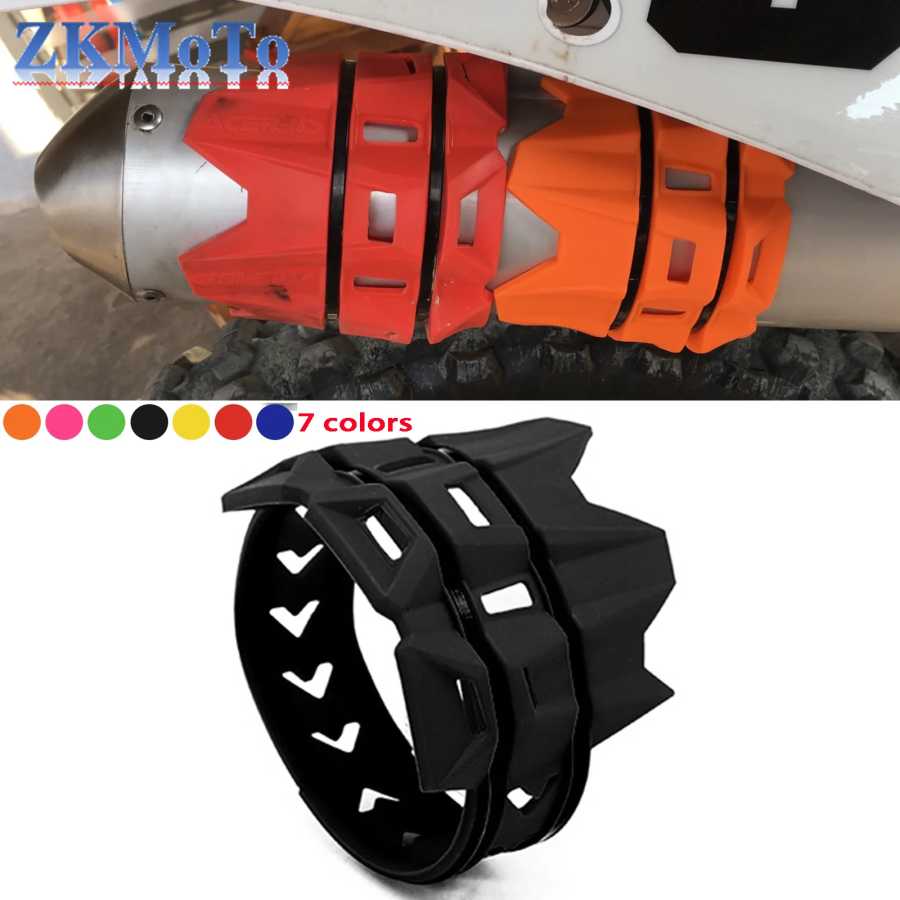 Защитная крышка выхлопной трубы для KTM EXC EXCF XC XCF XCW SX SXF TPI SIX DAYS 125 200 250 300 350 450 500 Универсальная Запчасти для мотоцикла