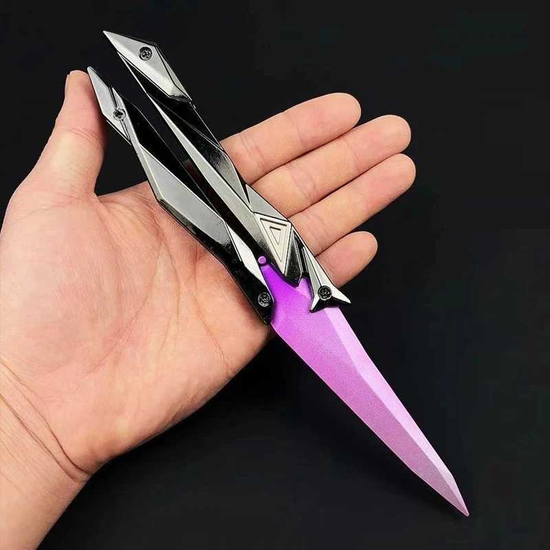 Фотография №4 товара Valorant Singularity нож-бабочка складная реплика игрушки для мальчиков пластиковая модель