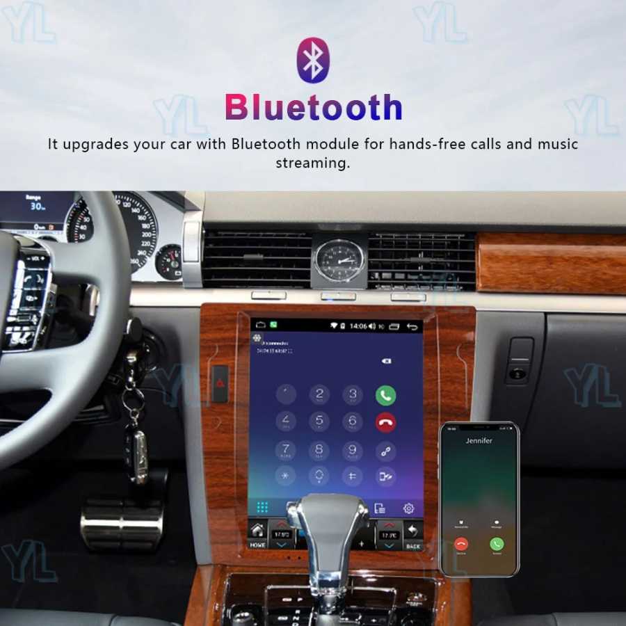 Фотография №4 товара Новая автомагнитола Android 14 для Volkswagen Phaeton 2004-2015 с вертикальным