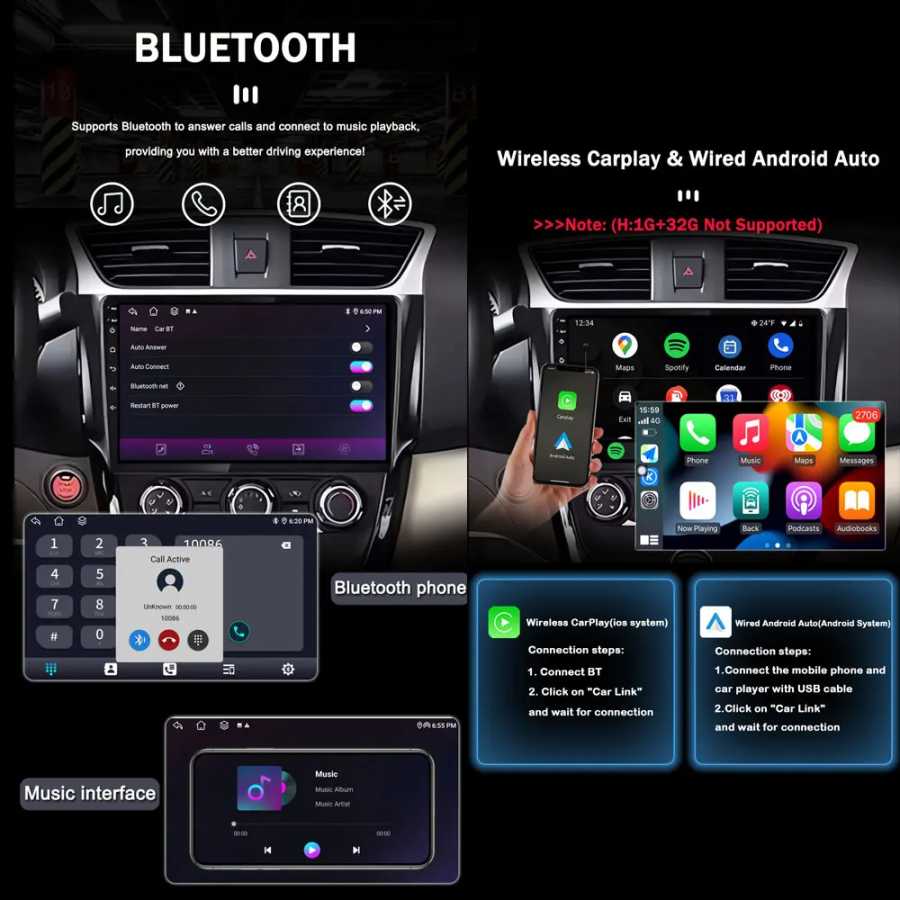 Фотография №4 товара Android Auto Carplay для Citroen C3 DS3 2010-2016 Автомобильный радиоприемник