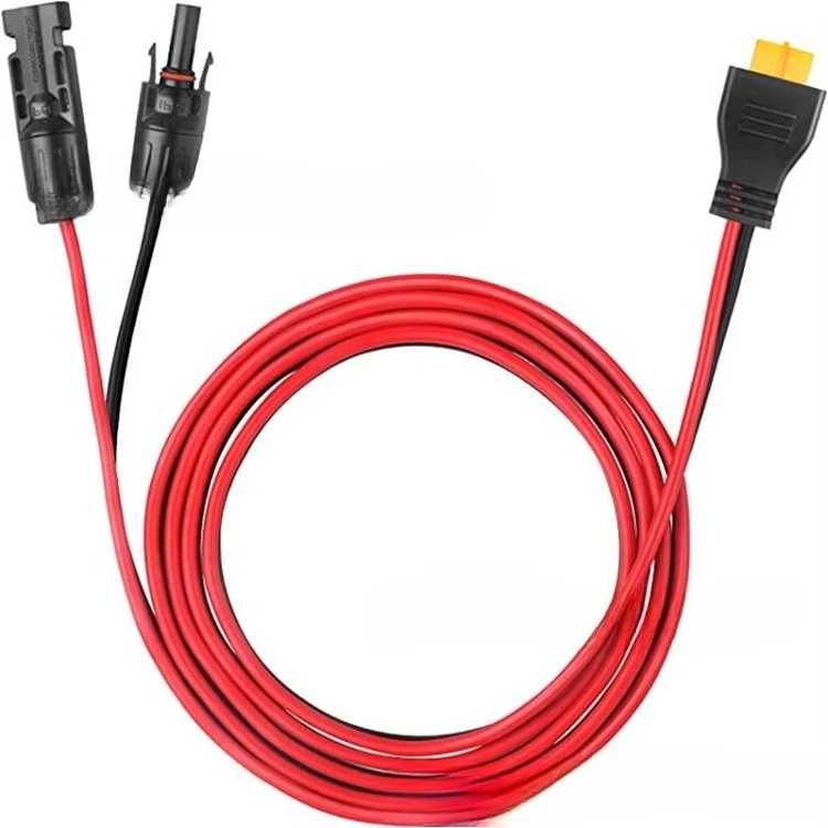 Фотография №4 товара Солнечный разъем XT60 с резиновым покрытием 12AWG для MC-4, женский