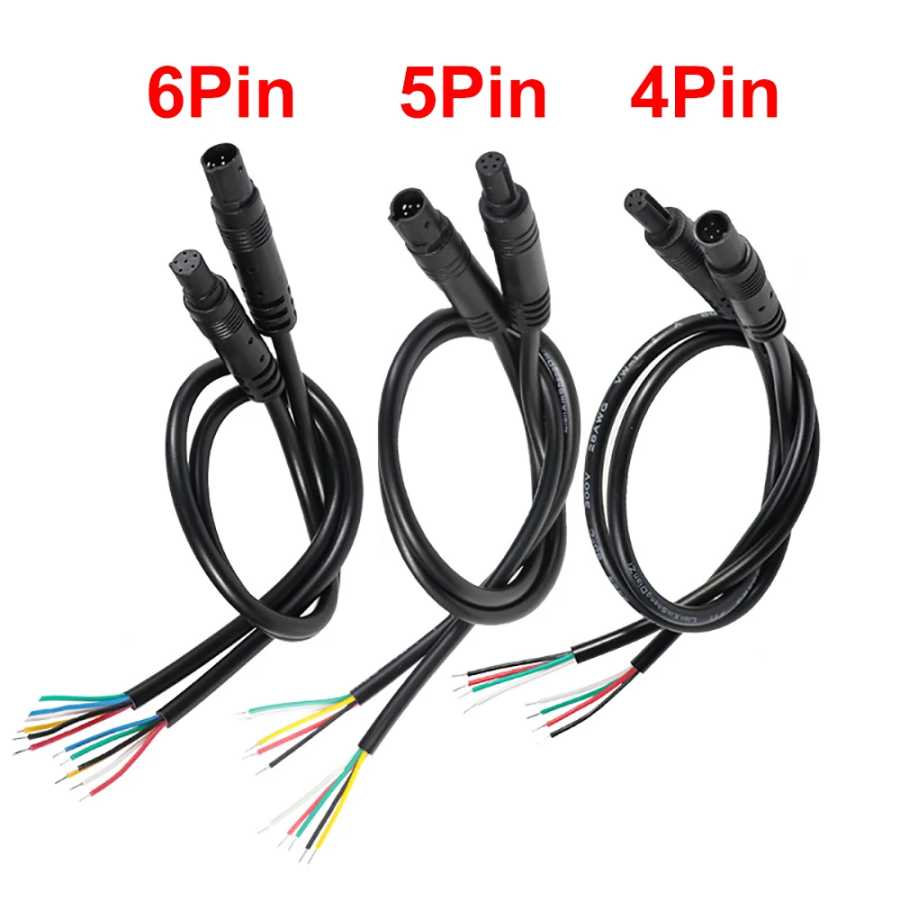 Фотография №4 товара Кабель-удлинитель JCD 0.5м 1.2м 1.8м с разъемами 4Pin 5Pin 6Pin