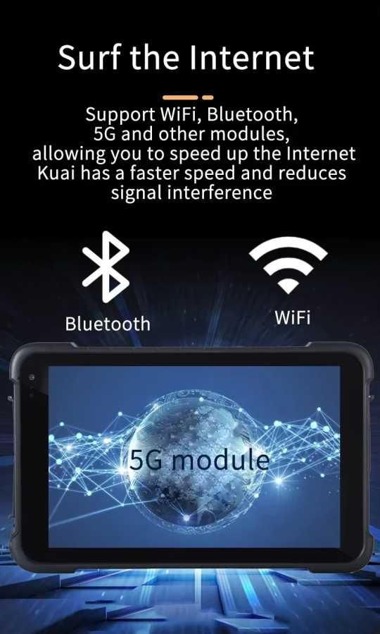 Фотография №4 товара Прочный планшет IP68 с защитой от воды, 8-дюймовый, Android 11,