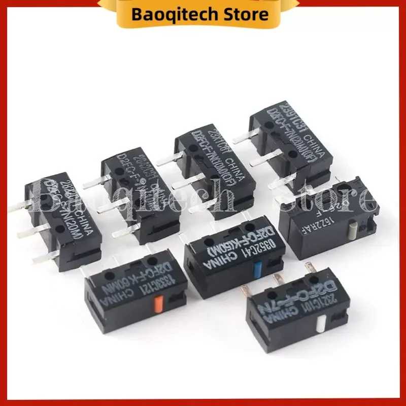 Микропереключатель для мыши D2FC D2FC-F-K 50M 60M D2FC-F D2FC-F-7N 10M 20M 100M OF, новый, оригинальный, для кнопок мыши OMRON Электронные знаки