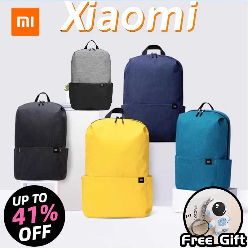 Оригинальный красочный маленький рюкзак XIAOMI, сумка для ноутбука, мужская и женская сумка на плечо, уличная водонепроницаемая студенческая портативная спортивная сумка Рюкзак