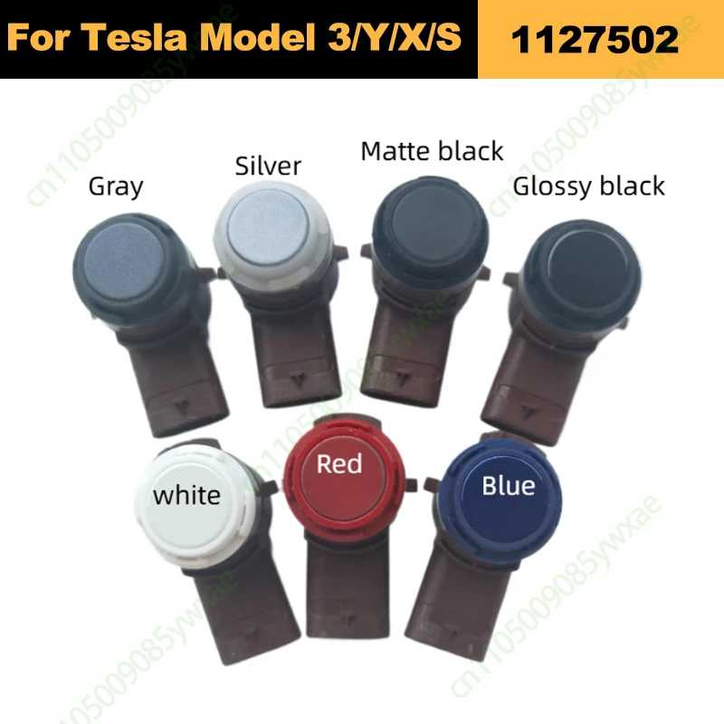 Датчик парковки PDC (ультразвуковой радар) для Tesla 3/S/X/Y, 1127502, для бампера, с функцией предупреждения о движении задним ходом, 7 цветов, запасные части Автомобильный Датчики