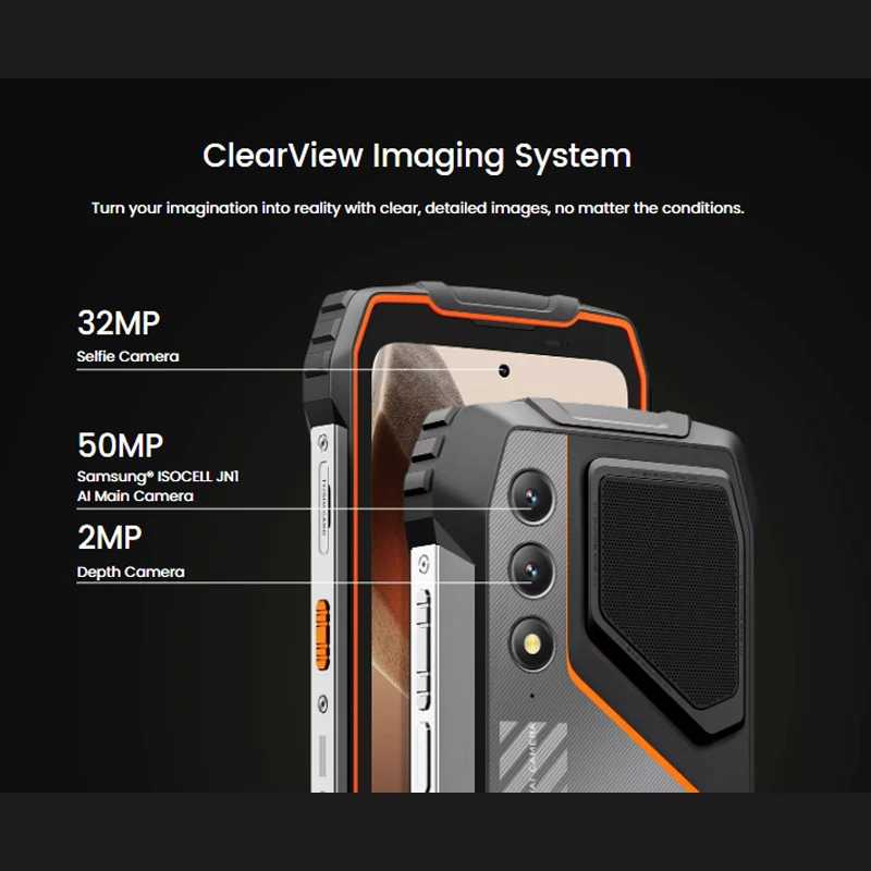 Фотография №5 товара Прочный телефон Blackview Oscal PILOT 1 6,67-дюймовый HD + 90