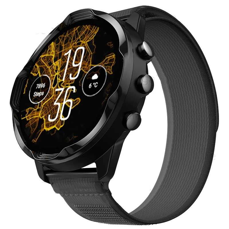 Фотография №1 товара Нейлоновый ремешок с дорожной петлей 24 мм для Suunto 9