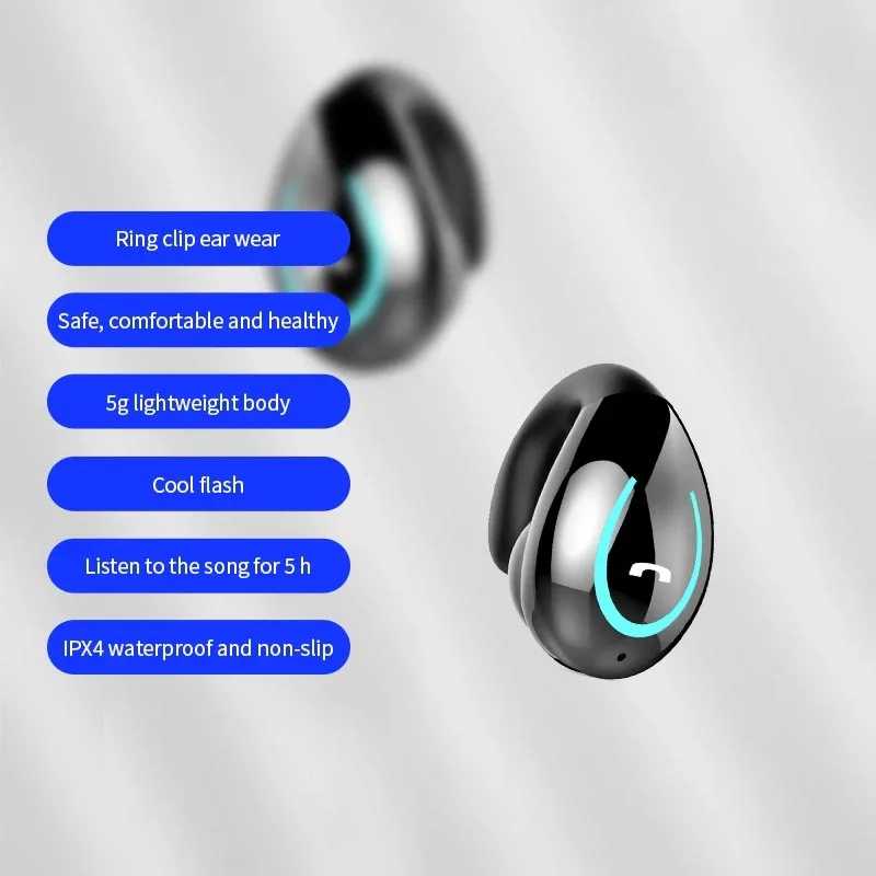YX08 с одним зажимом для ушей Fone Bluetooth наушники беспроводные наушники спортивная гарнитура геймер без боли в ушах TWS наушники Blutooth Портативное аудио и видео