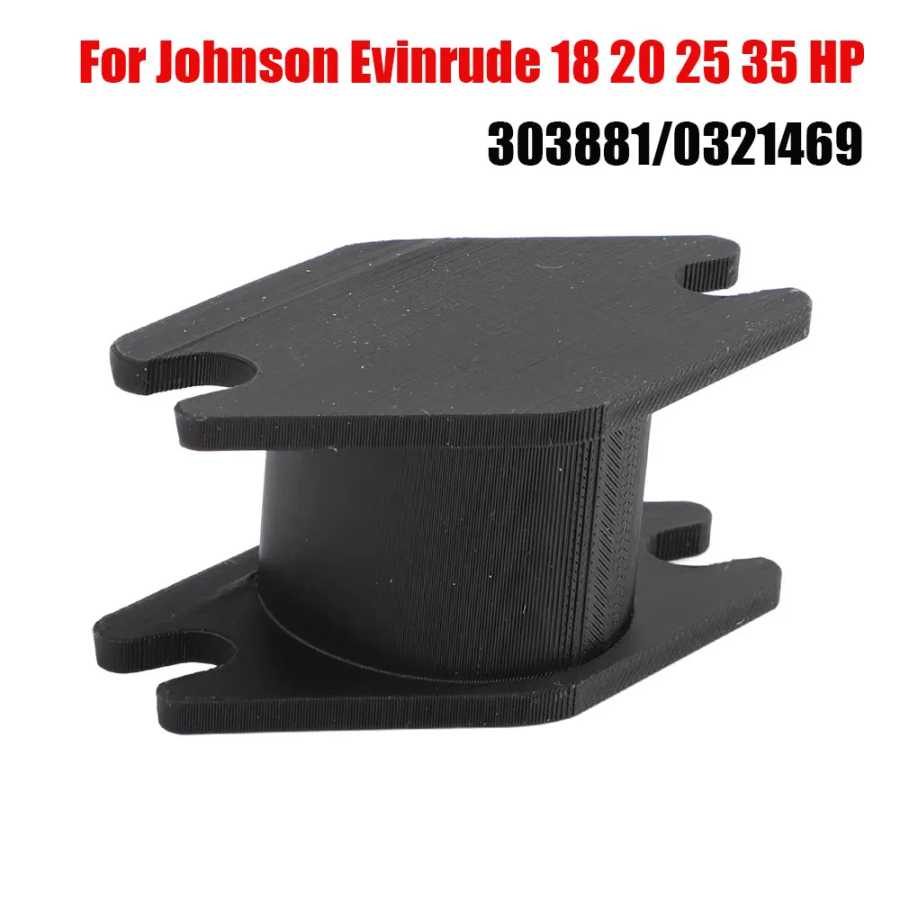 Для Johnson Evinrude 18 20 25 35 л.с. 303881 / 0321469 Нижнее переднее крепление двигателя, напечатанное на 3D-принтере Двигатели и детали двигателя