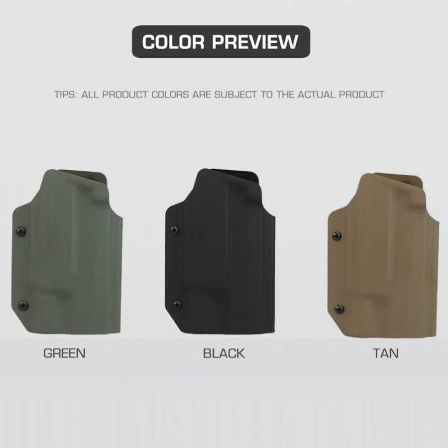 Фотография №5 товара Тактический фонарик, легкий Чехол Kydex для Sig P320 /.40/переносной/полноразмерный/компактный/охотничий, мягкое