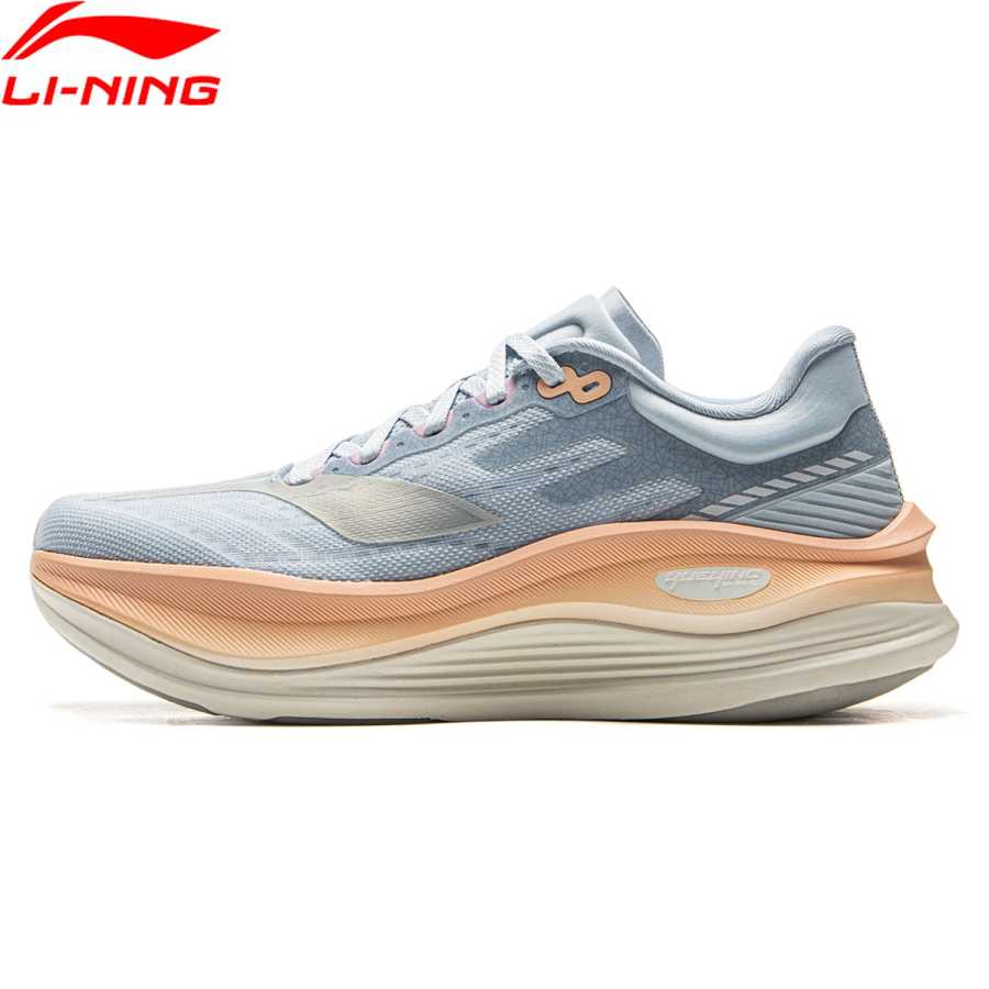 Женские кроссовки Li-Ning YUEYING 5 PRO с оптимизированной амортизацией и широким носком, светоотражающие кроссовки LiNing SUPER BOOM ARHV014 Кроссовки