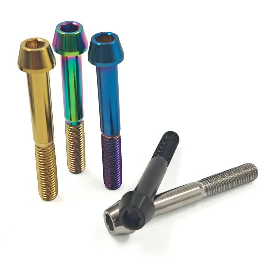 Титановые болты M5, M6, M8, винты с шестигранной головкой для выноса руля MTB велосипеда / запчасти для велосипедов и мотоциклов Крепеж и скобяные изделия