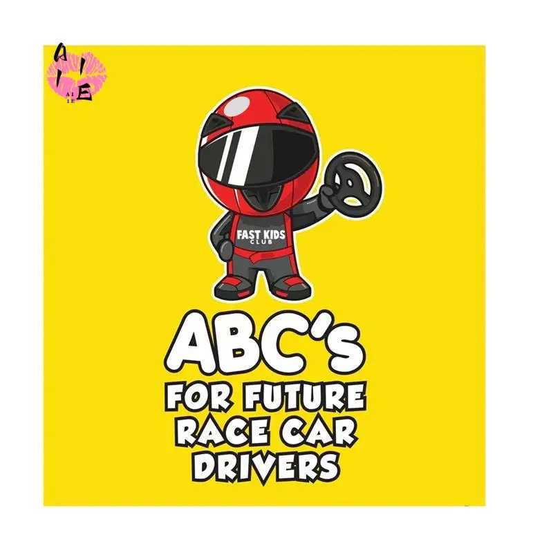 A11E-ABC's For Future Race Car Drivers Алфавитная книга (детская книга, детская книга, книга для малышей) Детская мебель