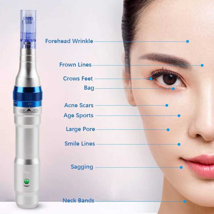 Фотография №2 товара Новый профессиональный Dr Pen A6 Microneedling Derma Pen беспроводной электрический