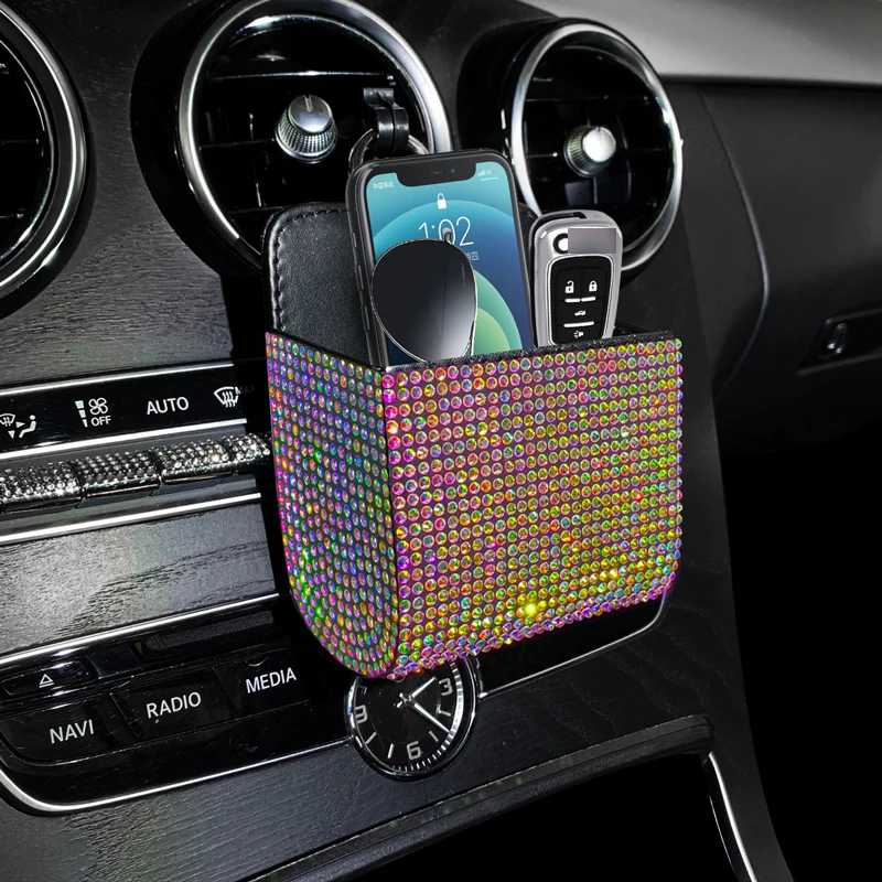 Фотография №4 товара Bling Автомобильная сумка для хранения вентиляционного отверстия, органайзер, карманный держатель