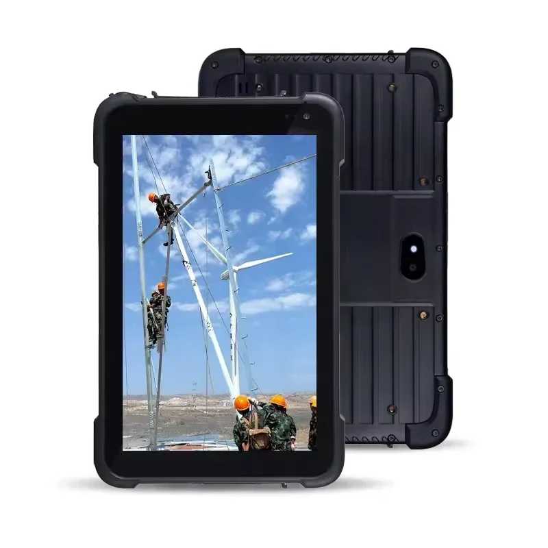 Прочный планшет IP68 с защитой от воды, 8-дюймовый, Android 11, 64 ГБ, 4G LTE, NFC, GPS, промышленный планшетный ПК с 2D-сканером Лазерный гравировальный станок и аксессуары