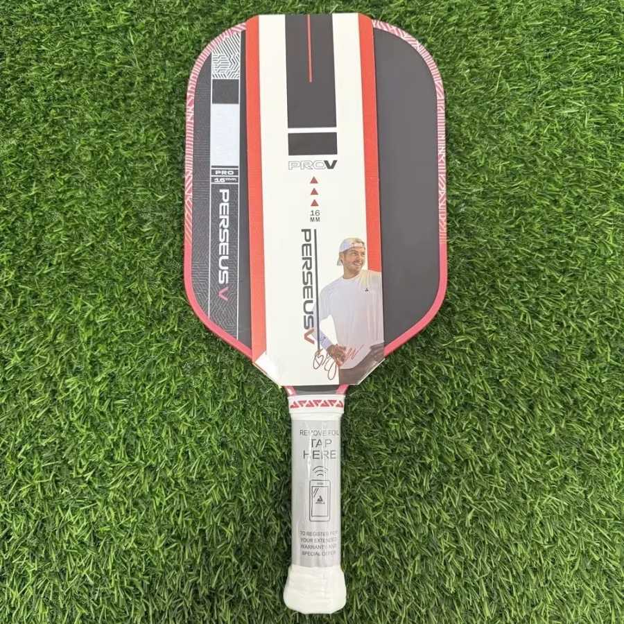 Профессиональная ракетка для пиклбола Pro V 16 мм, одобренная USAPA, с технологией Tech Flex для мощности, вращения, скорости и точности, одобренная UPA-A, хит сезона 2026 года Спортивные ракетки
