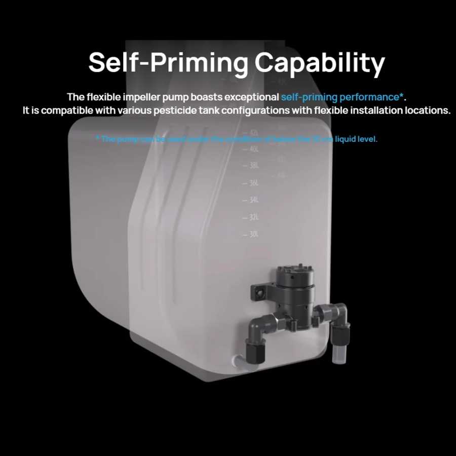 Фотография №3 товара Насос Hobbywing PUMP 30L с гибким импеллером для сельскохозяйственных дронов,
