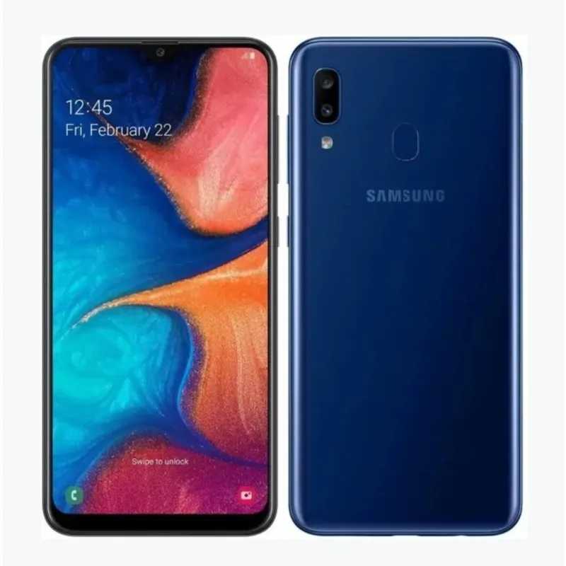 Samsung Galaxy A20e A202F | 5,8-дюймовый HD+ Infinity-V дисплей | 32 ГБ ПЗУ, две SIM-карты | Разблокированный 4G LTE Android-смартфон - восстановленный Б/У и восстановленные телефоны