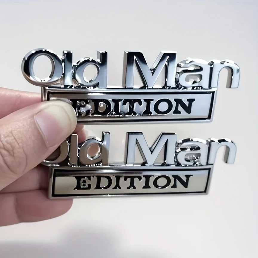 Фотография №2 товара Old Man Edition 3D эмблема наклейка значок на крыло забавные