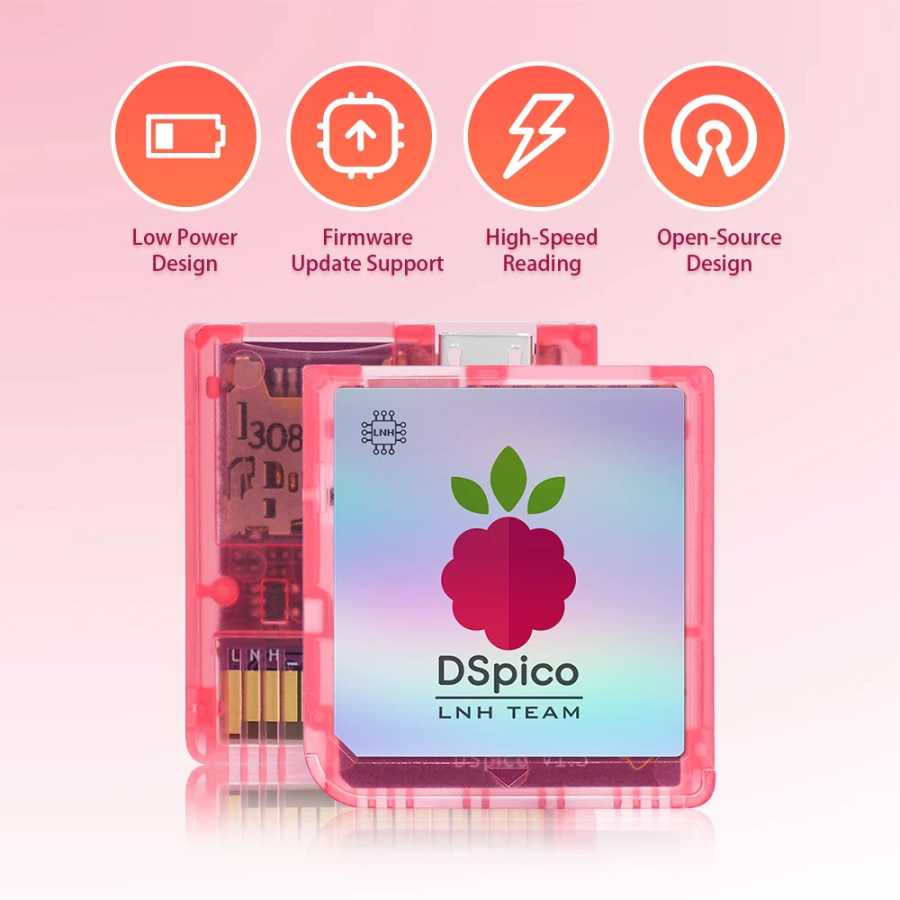 Фотография №1 товара Прозрачный чехол Chiscart DSpico Game Reader Cart, изготовленный методом литья