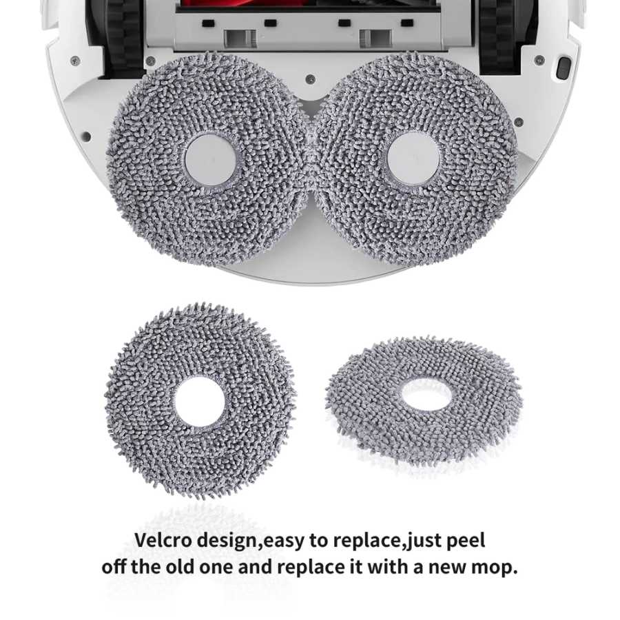 Фотография №4 товара Подушечки для мытья полов для Roborock Saros 10R/S9 MaxV Slim/G20S