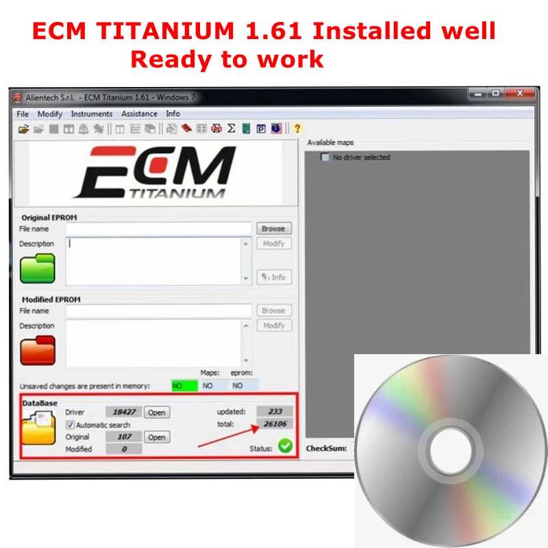 Фотография №5 товара Горячая новинка 2026! ECM TITANIUM 1.61 с 26000+ драйверами ECM
