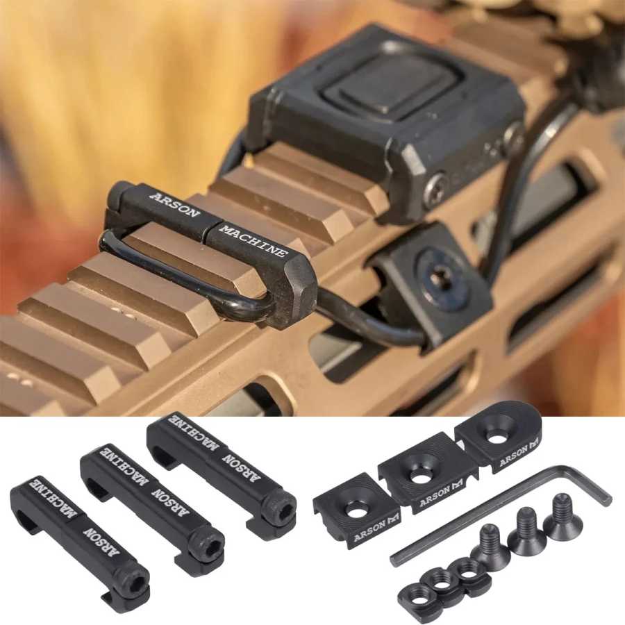 3 шт./компл., тактическая машина Arson, система кабелей MLOK WireGuide для SureFire M300 M600 PEQ, переключатель фонарика, зажим для кабеля Охота