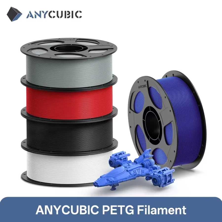Филамент ANYCUBIC PETG для 3D-принтеров, 1 кг/рулон, разноцветный, 1,75 мм, пластик для 3D-печати, для Kobra 3 Combo S1C 3D-печать