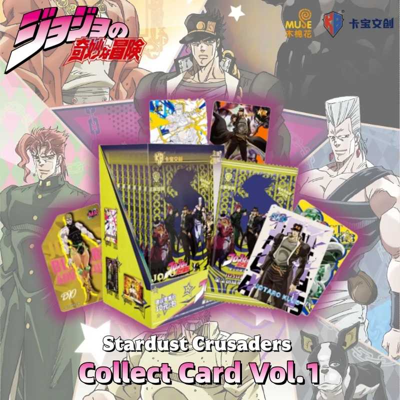 Новый Kabao Jojo s Bizarre Adventure Stardust Crusaders, коллекционная карта, том 1, подлинная китайская ограниченная версия TCG, аниме-игрушка в подарок Хобби и коллекционирование