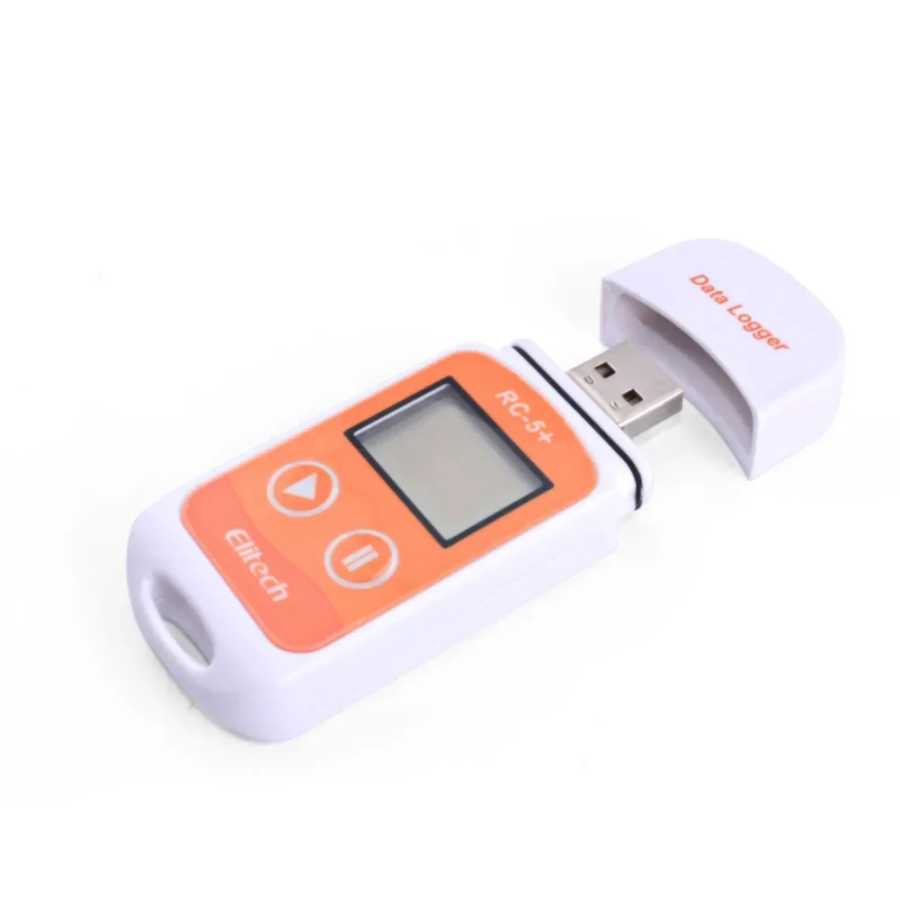 Elitech RC-5+ USB-регистратор данных, PDF, многоразовый регистратор данных о температуре, обновление для холодильных лабораторий, транспортировки холодной цепи Инструменты для измерения и анализа